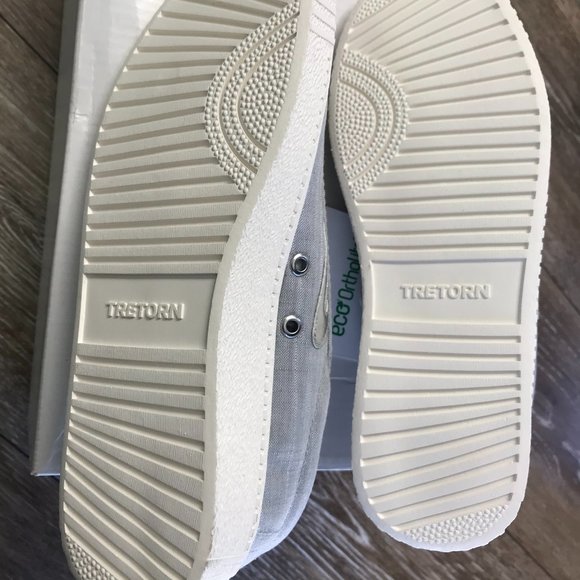 TRETORN NYLITEPLUS Grey with Silver Canvas sneaker - Picture 4 of 4